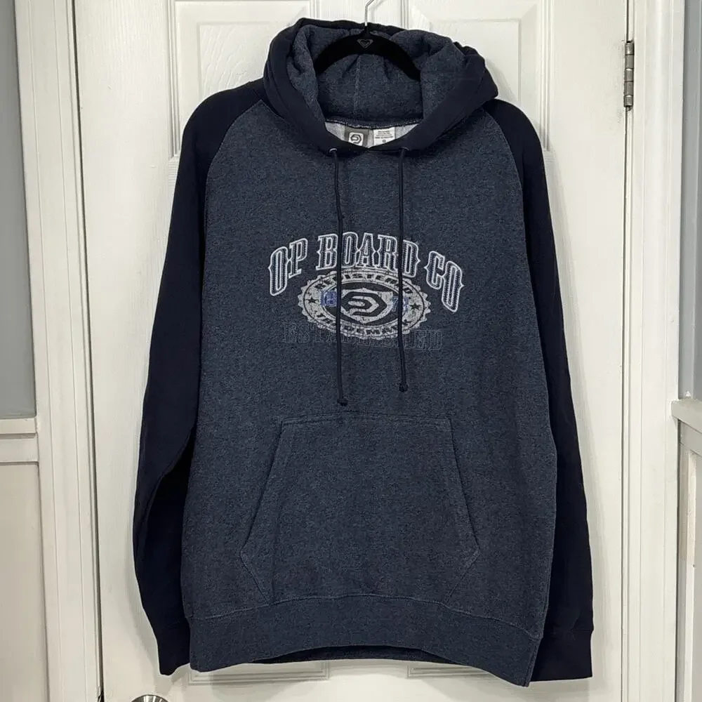 OCEAN PACIFIC OP BOARD CO SWEATSHIRT HOODIE Embroidered Logo Size Medium NWT